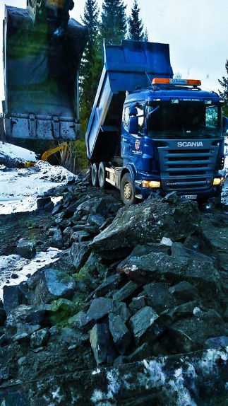 Lastebil med dumperkasse Scania R500 6x4 Lasteevne 12m3