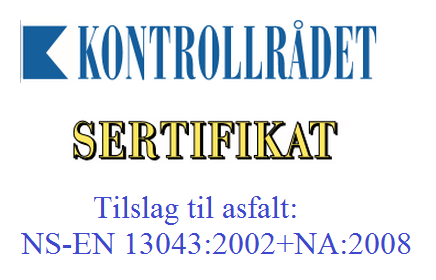 Logo Kontrollrådet - Tilslag til asfalt