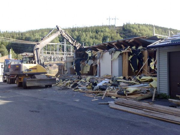 Demolering av bygning Statnett